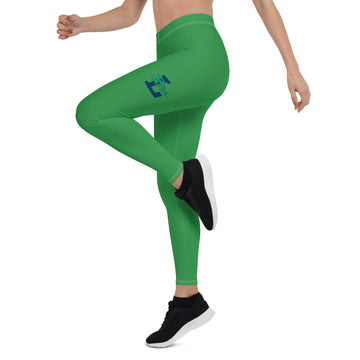 Leggings - Green Logo