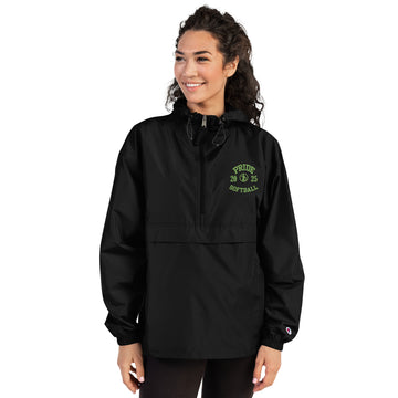 Embroidered Champion Packable Jacket - Softball 25