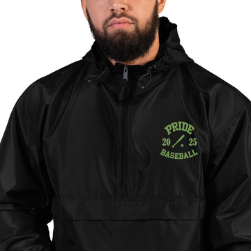 Embroidered Champion Packable Jacket - Baseball 25