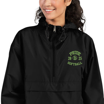 Embroidered Champion Packable Jacket - Softball 25