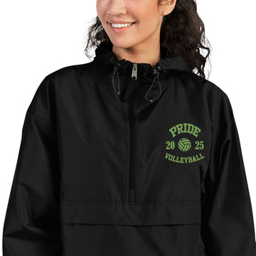 Embroidered Champion Packable Jacket - Volleyball 25