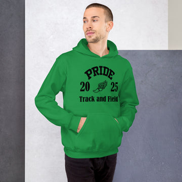 Unisex Hoodie - Track and Field 25 Green